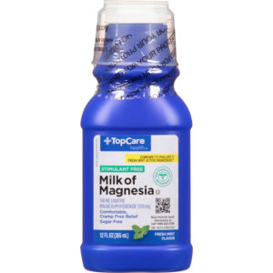 TopCare Health Fresh Mint Flavor Milk of Magnesia 12 fl oz