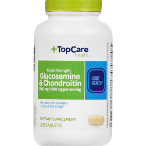 TopCare Health Triple Strength Glucosamine & Chondroitin 220 Tablets