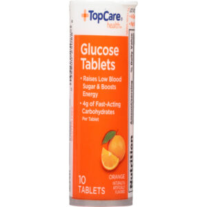 TopCare Health Tablets Orange Glucose 10 ea