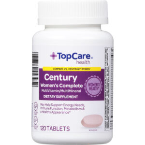TopCare Health Women's Complete Century Multivitamin/Multimineral 120 Tablets