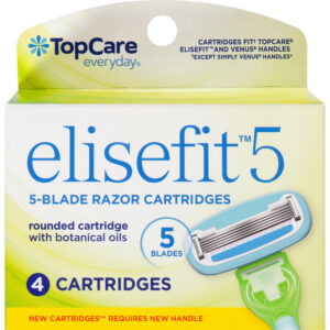 TopCare Everyday Elisefit 5 5-Blade Razor Cartridges 4 ea