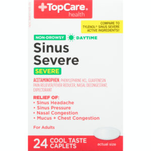 TopCare Health Daytime Sinus Severe 24 Caplets