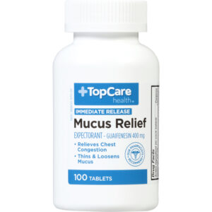 TopCare Health 400 mg Immediate Release Mucus Relief 100 Tablets