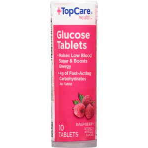 TopCare Health Raspberry Glucose 10 Tablets