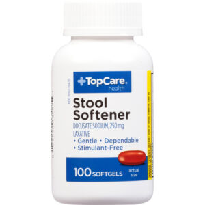 TopCare Health 250 mg Stool Softener 100 Softgels