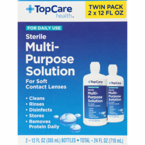 TopCare Health Sterile Twin Pack Multi-Purpose Solution 2 ea