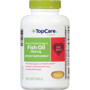 TopCare Health 1200 mg Fish Oil 100 Softgels