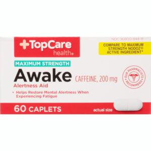 TopCare Health 200 mg Maximum Strength Awake 60 Caplets