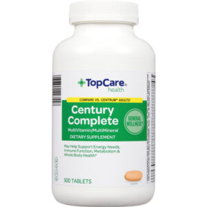 TopCare Health Century Complete MultiVitamin/MultiMineral 500 Tablets