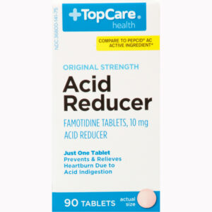 TopCare Health 10 mg Original Strength Acid Reducer 90 Tablets