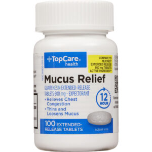 TopCare Health 600 mg Mucus Relief 100 Tablets