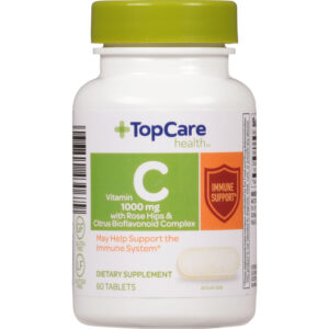 TopCare Health 1000 mg Vitamin C with Rose Hips & Citrus Bioflavonoid Complex