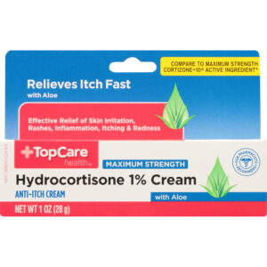 Maximum Strength Hydrocortisone 1% Anti-Itch With Aloe Cream