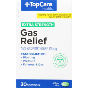 TopCare Health Softgels 125 mg Extra Strength Gas Relief 30 ea