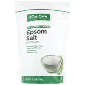 Epsom Salt Magnesium Sulfate Soaking Aid For Minor Aches And Bruises  Eucalyptus