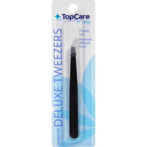 TopCare Beauty Slant Tip Deluxe Tweezers 1 ea