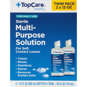 TopCare Health Sterile Multi-Purpose Solution 2 - 12 fl oz Bottles