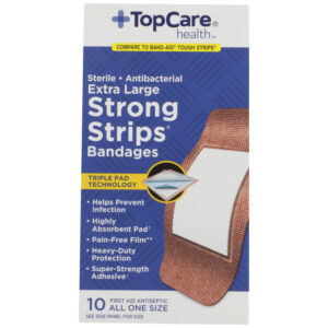 Bandage Antibac Strong Strip 2Tone Xl Hd