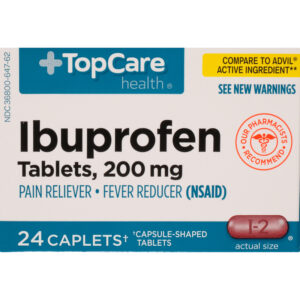 Ibuprofen 200 Mg Pain Reliever/Fever Reducer (Nsaid) Caplets