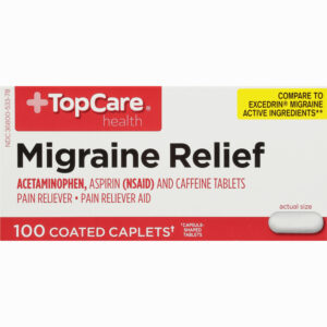 TopCare Health Migraine Relief 100 Coated Caplets