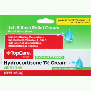 TopCare Health Maximum Strength Hydrocortisone 1% Cream 1 oz