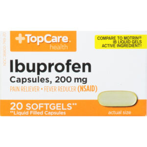 TopCare Health 200 mg Ibuprofen 20 Softgels