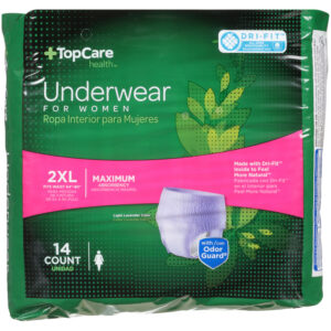 Maximum Absorbency 2Xl Underwear For Women  Light Lavender Color