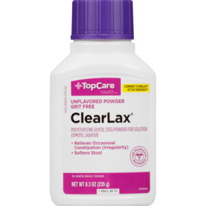 TopCare Health Powder Unflavored Clearlax 8.3 oz