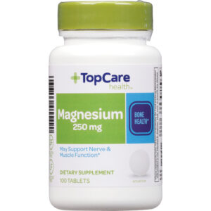 TopCare Health 250 mg Magnesium 100 Tablets