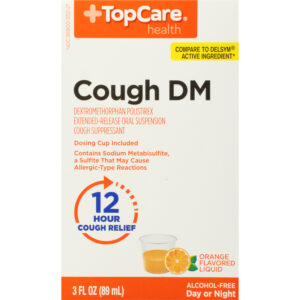 TopCare Health Liquid Orange Flavored Cough DM 3 fl oz