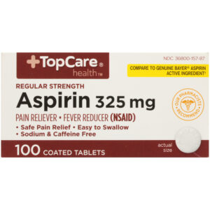 Pain Rlf Aspirin 325Mg Coatd Tablet Box