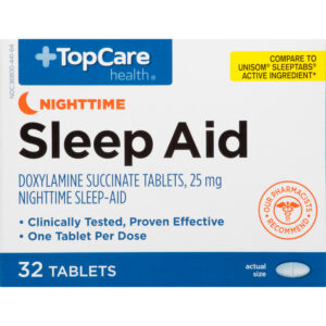 TopCare Health Tablets 25 Mg Nighttime Sleep Aid 32 ea