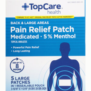 TopCare Health Pain Relief Patch Large 5 ea