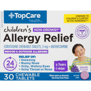 TopCare Health Children's Chewable Tablets Grape Flavor Allergy Relief 30 ea