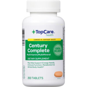 TopCare Health Century Complete Multivitamin/Multimineral 200 Tablets