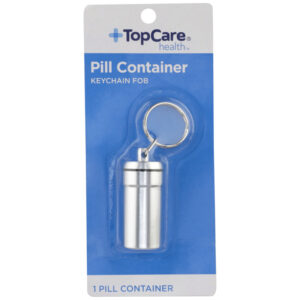 Keychain Fob Pill Container