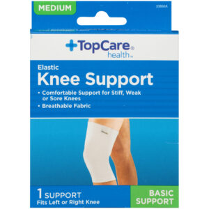 Medium Basic Elastic Fits Left Or Right Knee Support