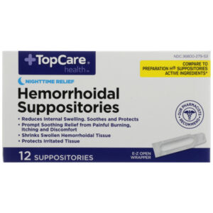 Nighttime Relief Hemorrhoidal Suppositories