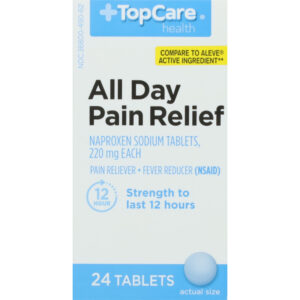 TopCare Health 220 mg All Day Pain Relief 24 Tablets
