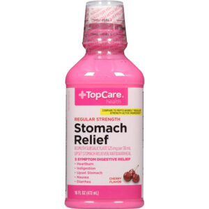 TopCare Health Regular Strength Cherry Flavor Stomach Relief 16 fl oz