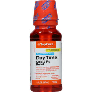 TopCare Health Multi-Symptom Relief DayTime Original Flavor Cold & Flu Relief 8 fl oz