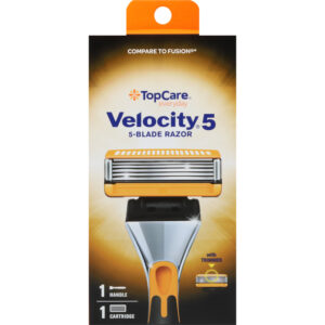 TopCare Everyday Velocity 5 5-Blade Razor 2 Pieces 1 ea