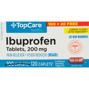 TopCare Health 200 mg Ibuprofen 120 Caplets