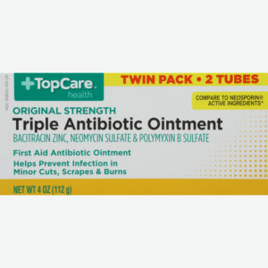 TopCare Health Original Strength Triple Antibiotic Ointment Twin Pack 2 ea