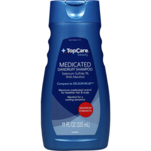 TopCare Beauty Maximum Strength Medicated Dandruff Shampoo 11 fl oz