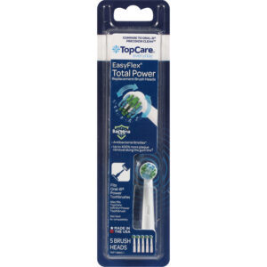TopCare Everyday EasyFlex Total Power Replacement Brush Heads 5 ea