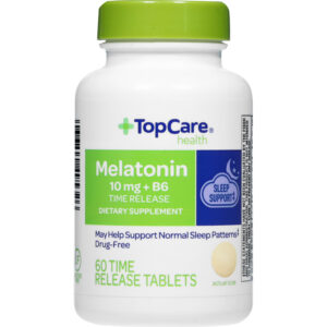 TopCare Health 10 mg Melatonin 60 Time Release Tablets