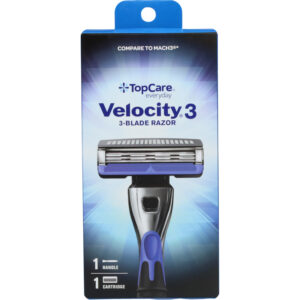 TopCare Everyday Velocity 3 3-Blade Razor 2 Pieces 1 ea