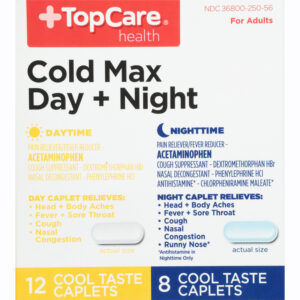 TopCare Health Day + Night Cold Max 20 Caplets