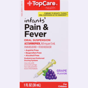 TopCare Health 160 mg Infants' Grape Flavor Pain & Fever 1 fl oz
